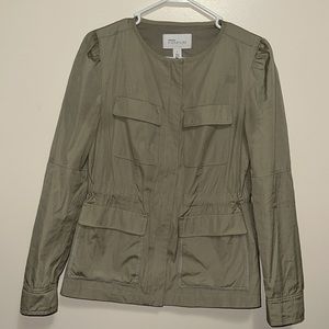 Nordstrom Signature Womens Khaki Jacket Size Small